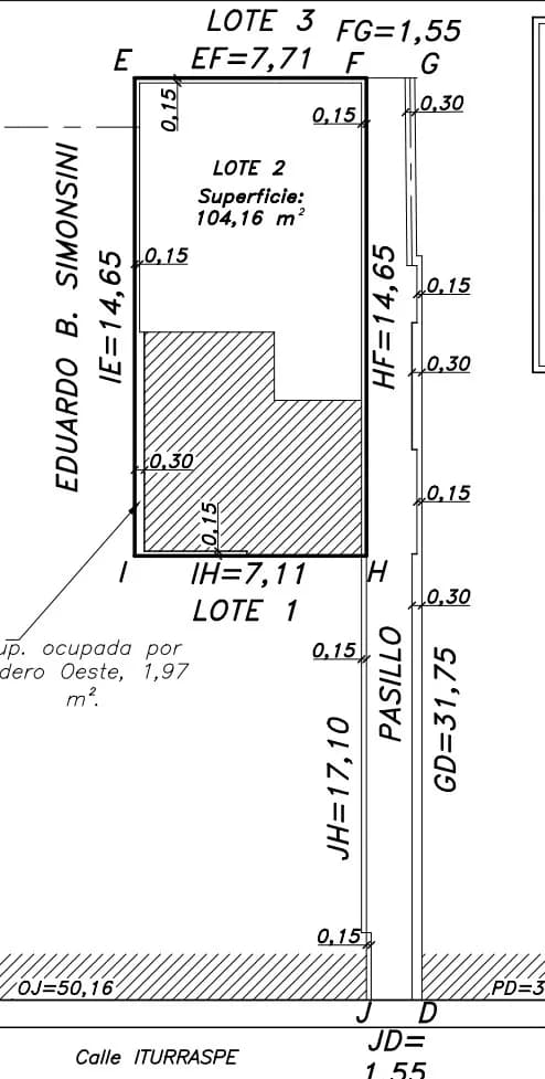 3 LOTES JUNTOS EN CANDIOTI NORTE!!!! Iturraspe 2042